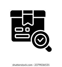 icono de glifo de búsqueda. icono vector para tu sitio web, móvil, presentación y diseño de logotipo.