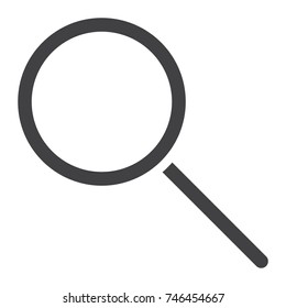 Search glyph icon, web and mobile, magnifying sign vector graphics, a solid pattern on a white background, eps 10.