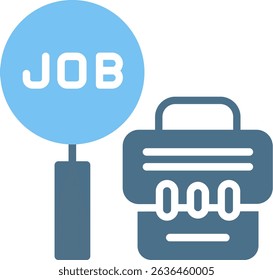 Search Glyph Two Colour Icon