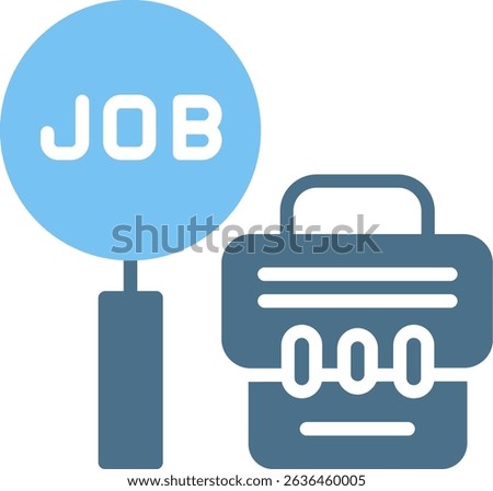 Search Glyph Two Colour Icon