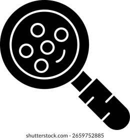 Search Glyph Vector Icon Design