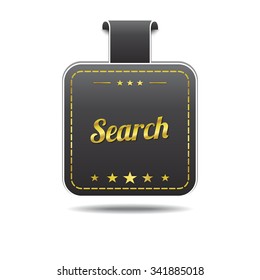Search golden Vector Icon Design