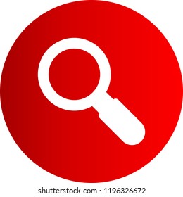 search Gradient Glyph Icon