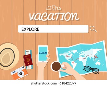 Search Graphic Illustration For vacation