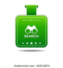 Search Green Vector Icon Design