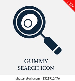 search Gummy icon. Editable search Gummy icon for web or mobile.