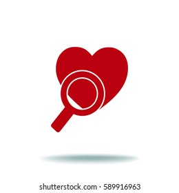 Buscar el icono del corazón