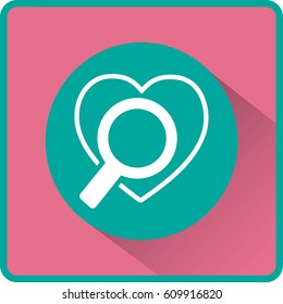 Search the heart icon