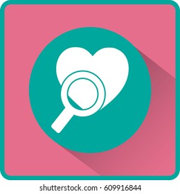 Search the heart icon