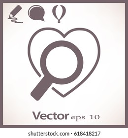Buscar el icono del corazón