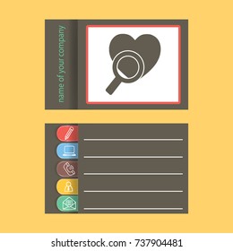 Search the heart icon
