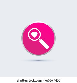 search and heart icon