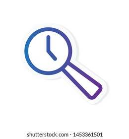 Search History Icon- Vector Illustration