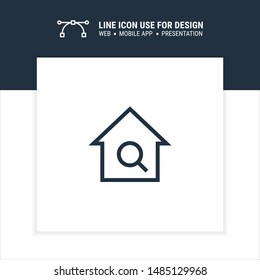 search home icon design vector illustration