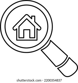 Search Home Illustration On White Background..eps
