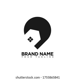 Search Home Logo Design Template