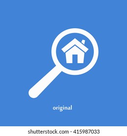 search home vector icon