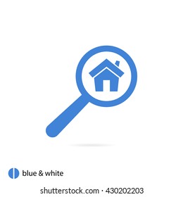 search home vector icon