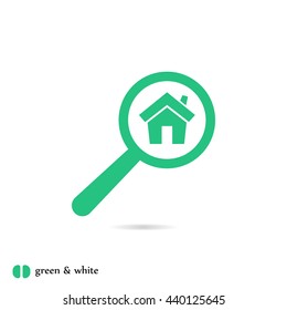search home vector icon