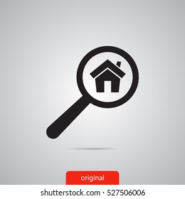 search home vector icon