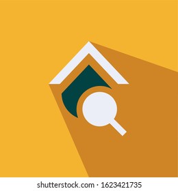 search house flat vector icon - ui icon vector
