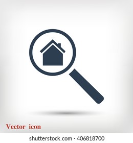 search house, icon