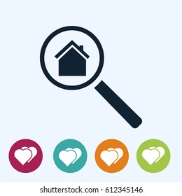 search house, icon, vector best flat icon, EPS