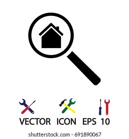 search house, icon, vector best flat icon, EPS