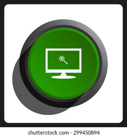 Search house. Magnifying glass. Search. icon. vector design