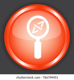 search icon 3d, for Internet icon and application icon. Vector eps 10.