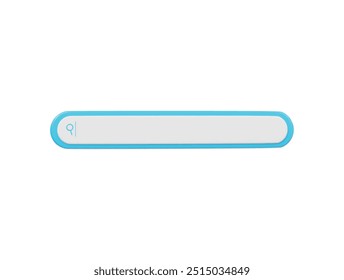 Search icon 3d render illustration