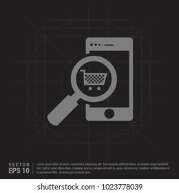 search icon - Black Creative Background