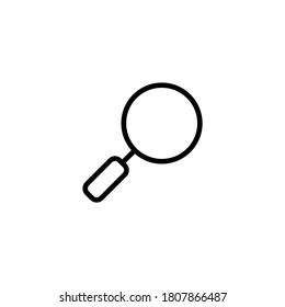 Search Icon  in black line style icon, style isolated on white background