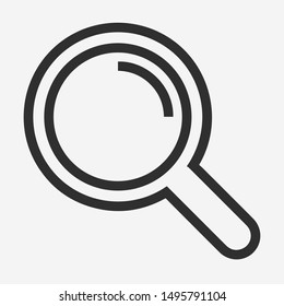search icon black minimalist button