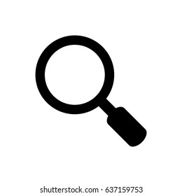 search icon  black on white background