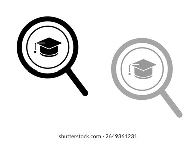 Search icon book, minus, plus, vector illustration, magnifying glass symbol, search icon clip art , zoom in and zoom out symbol, Magnifying glass sign isolated.