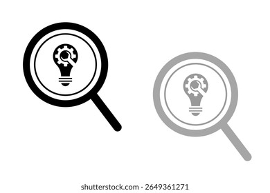 Search icon book, minus, plus, vector illustration, magnifying glass symbol, search icon clip art , zoom in and zoom out symbol, Magnifying glass sign isolated.