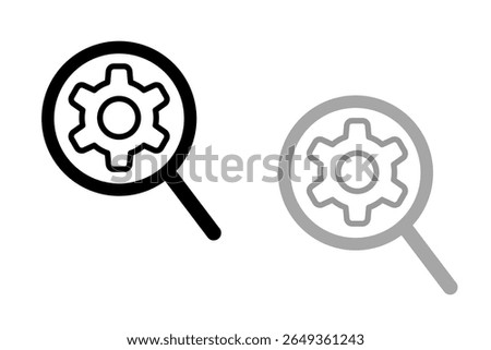 Search icon book, minus, plus, vector illustration, magnifying glass symbol, search icon clip art , zoom in and zoom out symbol, Magnifying glass sign isolated.