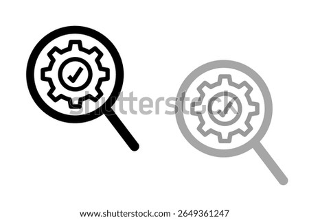 Search icon book, minus, plus, vector illustration, magnifying glass symbol, search icon clip art , zoom in and zoom out symbol, Magnifying glass sign isolated.