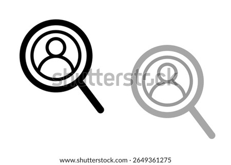 Search icon book, minus, plus, vector illustration, magnifying glass symbol, search icon clip art , zoom in and zoom out symbol, Magnifying glass sign isolated.