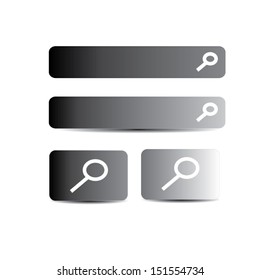 search icon button design. vector illustration