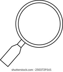 search icon button, magnifying glass icon