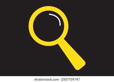 search icon button - magnifying glass loupe sign symbol, magnifier icon