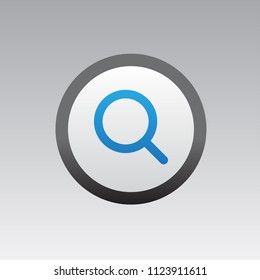 search icon button vector