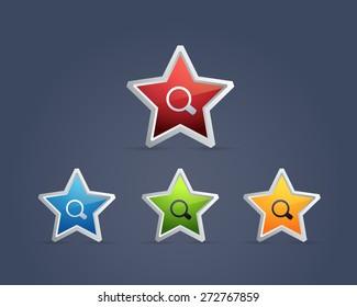 Search Icon and Buttons