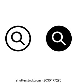 Das Symbol im Kreis nach Apps und Websites suchen