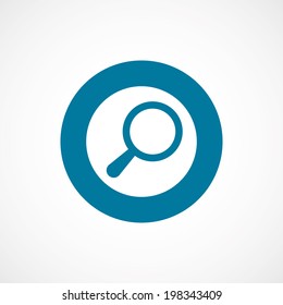 search icon circle blue