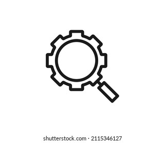Concepto de icono de búsqueda. Pictograma de infarto único editable de primera calidad perfecto para logotipos, aplicaciones móviles, tiendas en línea y sitios web. Símbolo vector aislado en fondo blanco. 