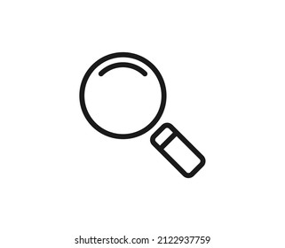 Concepto de icono de búsqueda. Pictograma de infarto único editable de primera calidad perfecto para logotipos, aplicaciones móviles, tiendas en línea y sitios web. Símbolo vector aislado en fondo blanco. 