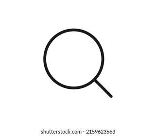 Search icon concept. Single premium editable stroke pictogram perfect for logos, mobile apps, online shops and web sites. Vector symbol isolated on white background. 